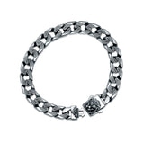 Lion Guard Oxidised Silver Bracelet for Men