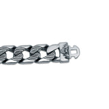 Lion Guard Oxidised Silver Bracelet for Men