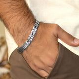 Lion Vanguard 925 Sterling Silver Bracelet for Men