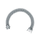 Prestige 925 Sterling Silver Zirconia Bracelet for Men