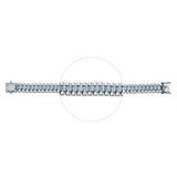 Prestige 925 Sterling Silver Zirconia Bracelet for Men