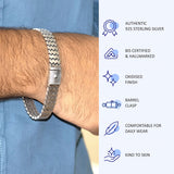 Vertex 925 Sterling Silver Bracelet for Men