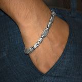 Imperial Greek 925 Sterling Silver Bracelet for Men