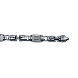 Imperial Greek 925 Sterling Silver Bracelet for Men