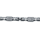Imperial Greek 925 Sterling Silver Bracelet for Men