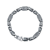 Imperial Greek 925 Sterling Silver Bracelet for Men