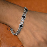 Eclipse 925 Sterling Silver Bracelet for Men