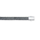 Desmos 925 Sterling Silver Layered Braided Bracelet for Men