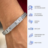 Dorian 925 Sterling Silver Bracelet for Men