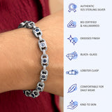 Kara 925 Sterling Silver Bracelet for Men