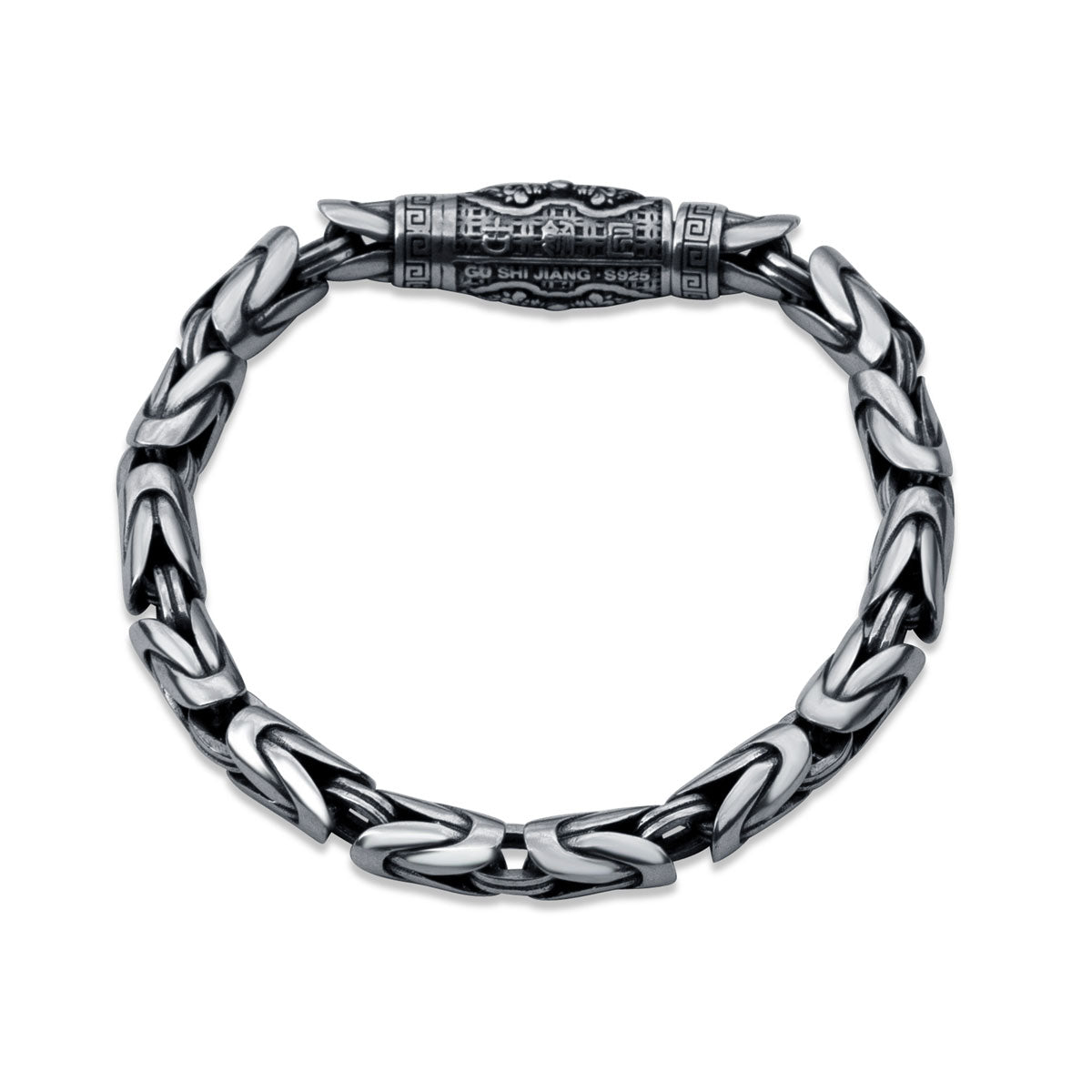 Mantra 925 Sterling Silver Bracelet for Men