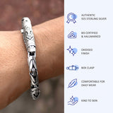 Mantra 925 Sterling Silver Bracelet for Men