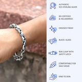 Asit 925 Sterling Silver Bracelet for Men