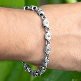 HEX 925 Sterling Silver Bracelet for Men