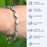 HEX 925 Sterling Silver Bracelet for Men