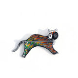 Leap of Whiskers 925 Sterling Silver Brooch for Women
