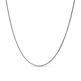 Sleek Edge Sterling Silver Chain for Women