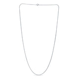 Sleek Edge Sterling Silver Chain for Women