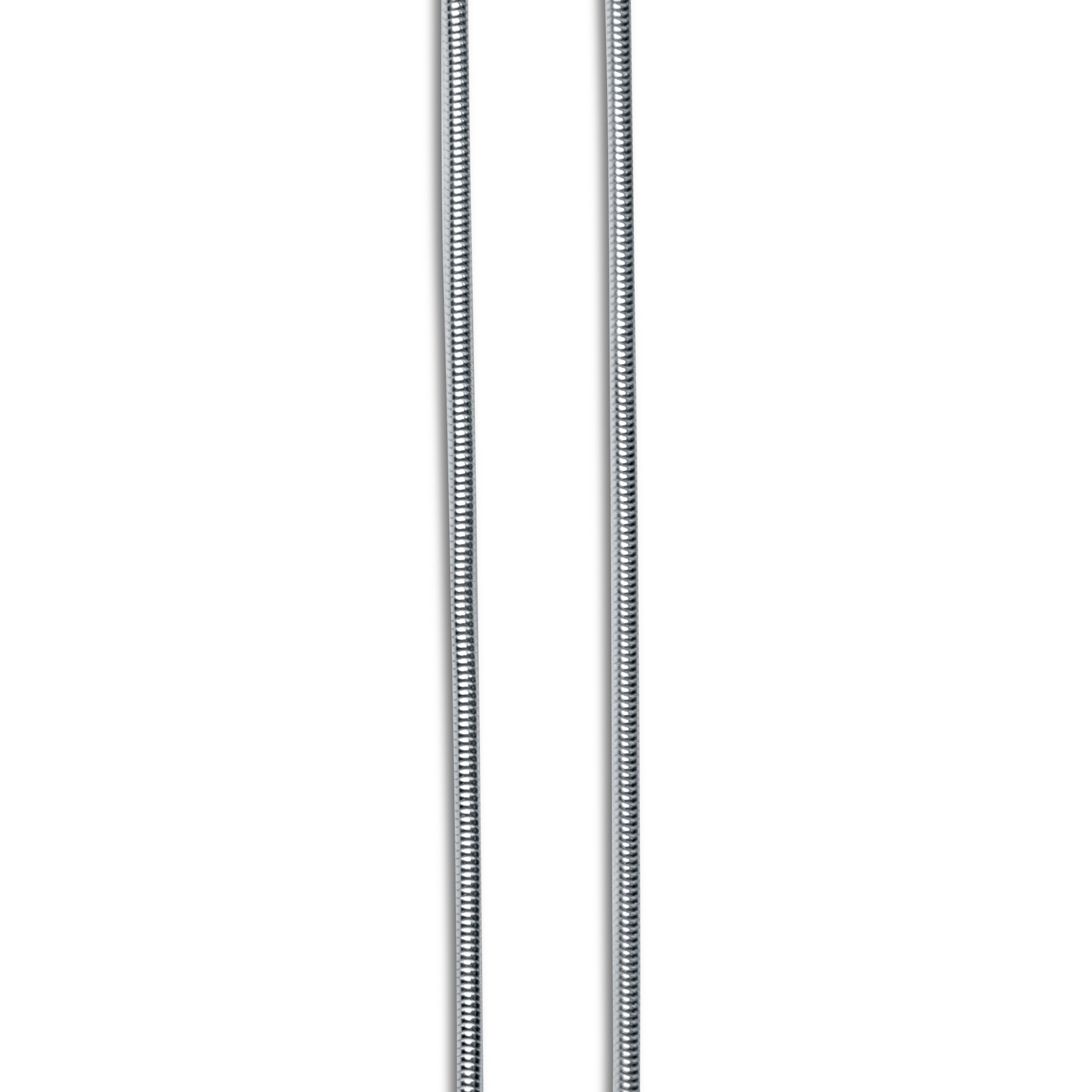 Sleek Edge - Wide Sterling Silver Chain for Men