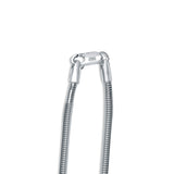 Sleek Edge - Wide Sterling Silver Chain for Men