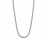 Sleek Edge - Wide Sterling Silver Chain for Men