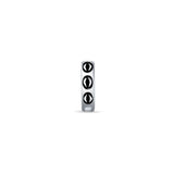 Cosmic Black Enamel Bali for Men  - Single
