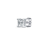 Glitzy Men Sterling Silver Stud for Men - Medium - Single
