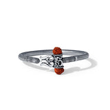 Trishul Damru 925 Sterling Silver Kada for Men