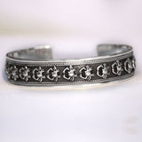 Karka 925 Sterling Silver Cuff Kada for women