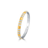 Gold Mighty 925 Sterling Silver Punjabi Sikhi Kada for Men