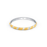 Prismon 925 Sterling Silver Punjabi Sikhi Kada for Men