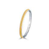 Linear 925 Sterling Silver Punjabi Sikhi Kada for Men