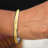 Linear 925 Sterling Silver Punjabi Sikhi Kada for Men