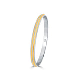 Twinline 925 Sterling Silver Punjabi Sikhi Kada for Men