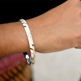 Aurion 925 Sterling Silver Punjabi Sikhi Kada for Men