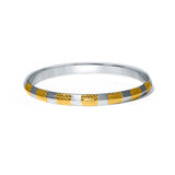 Zyron 925 Sterling Silver Punjabi Sikhi Kada for Men