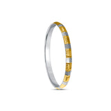 Kryon 925 Sterling Silver Punjabi Sikhi Kada for Men