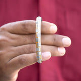 EdgeFlow 925 Sterling Silver Punjabi Sikhi Kada for Men