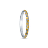 Silver Dot Grid 925 Sterling Silver Punjabi Sikhi Kada for Men