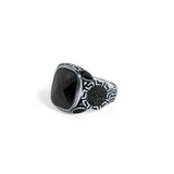 Noir Eclipse 925 Sterling Silver Ring for Men