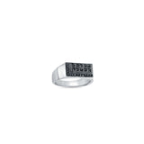 Dark Luxe 925 Sterling Silver Ring for Men