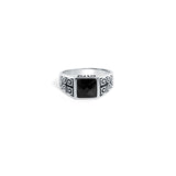 Midnight Garden 925 Sterling Silver Ring for Men