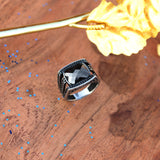 Onyx Eclipse 925 Sterling Silver Ring for Men