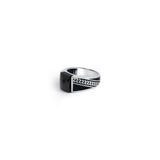 Noir Trail 925 Sterling Silver Ring for Men