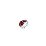Ember Pulse 925 sterling silver ring for men