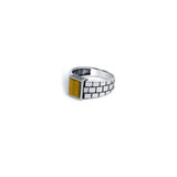Golden Matrix 925 Sterling Silver Ring for Men