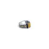 Yellow Dominion 925 Sterling Silver Ring for Men
