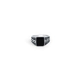 Black Trail 925 Sterling Silver Ring for Men
