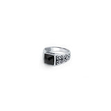 Black Crest 925 Sterling Silver Ring for Men
