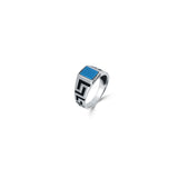 Turquoise Realm 925 Sterling Silver Ring for Men